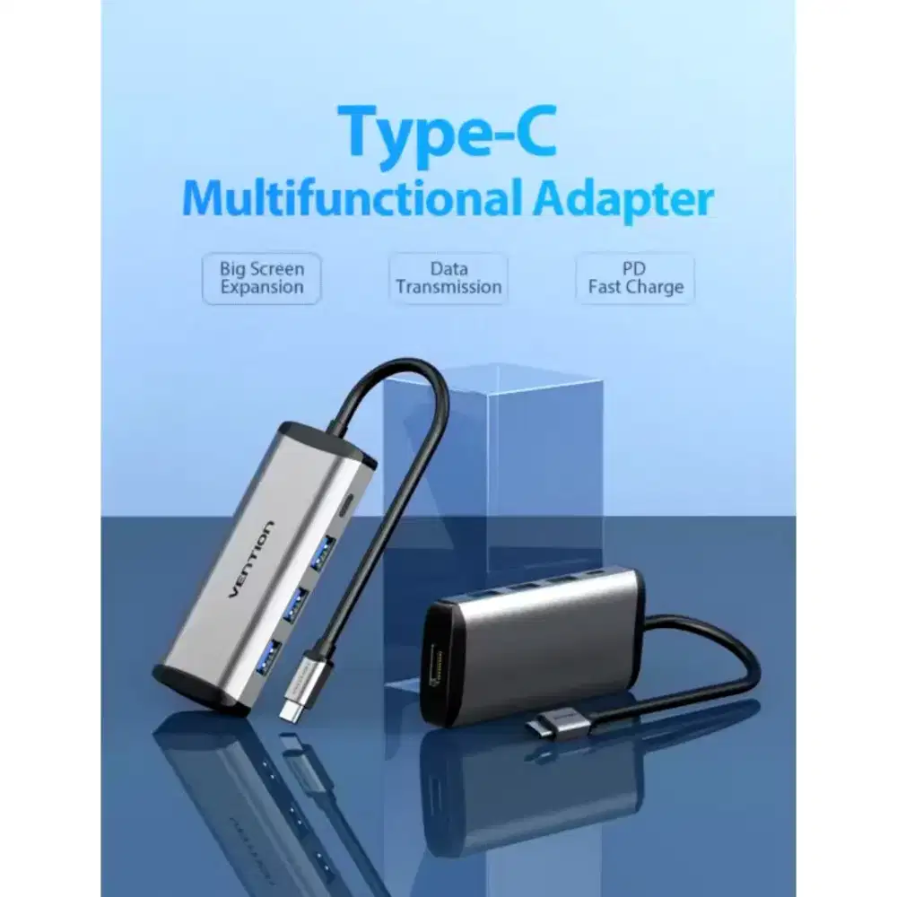 Vention Converter USB Type C to HDMI USB
3.0 PD 0.15M Metal Type - CNB