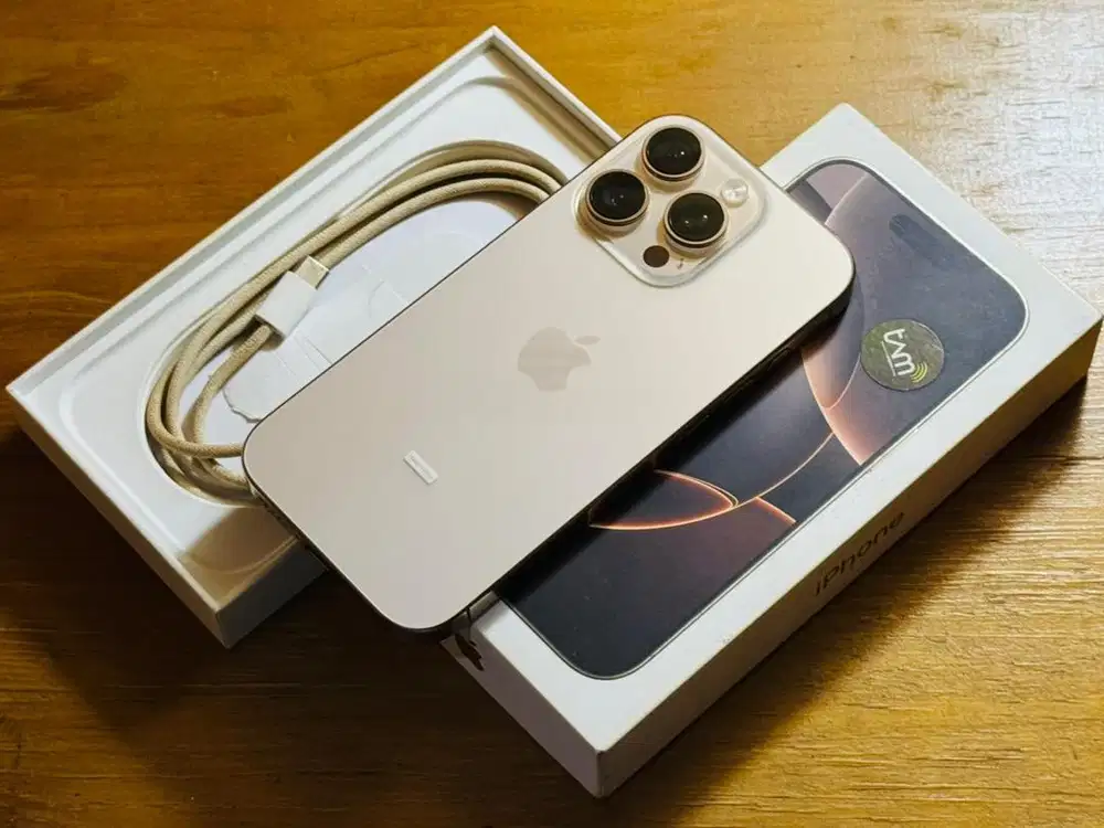 iPhone 16 Pro 128GB iBox BH100% Garansi Oktober 2026