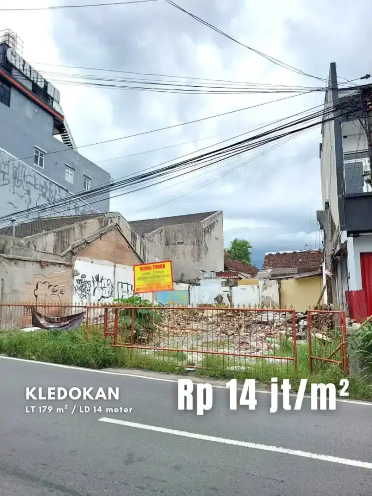 Dijual Tanah Strategis di Jalan Raya Kledokan dekat Banyak Kampus
