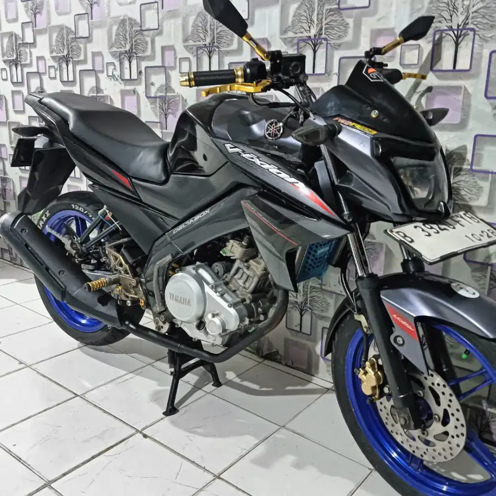 YAMAHA NEW VIXION 2015 HITAM BODI MULUS GRES MASIH ORISINIL LENGKAP