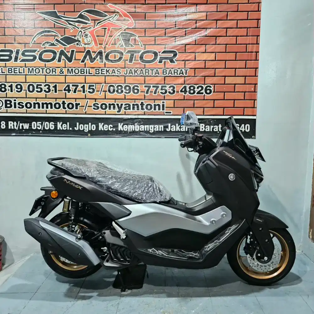 KM 900 PERAK! YAMAHA NMAX TURBO ABS TECHMAX ULTIMATE THN 2025 HITAM