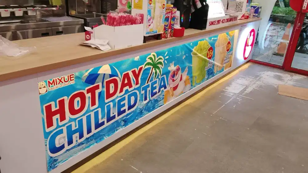 Meja Bar Meja Kasir Meja Mixue