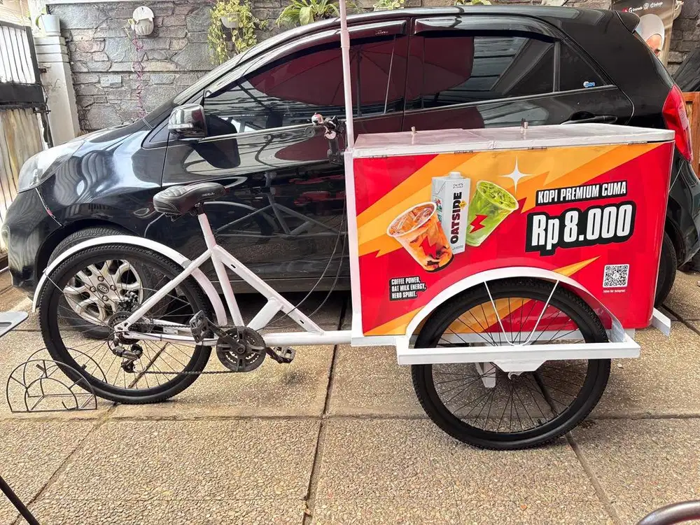 Jual Gerobak Kopi Keliling Second | Gratis Ongkir | Kondisi Siap Pakai
