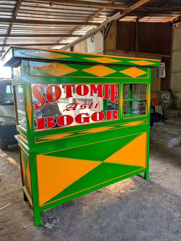 Gerobak soto mie bogor, gerobak angkringan, gerobak nasi goreng,dll