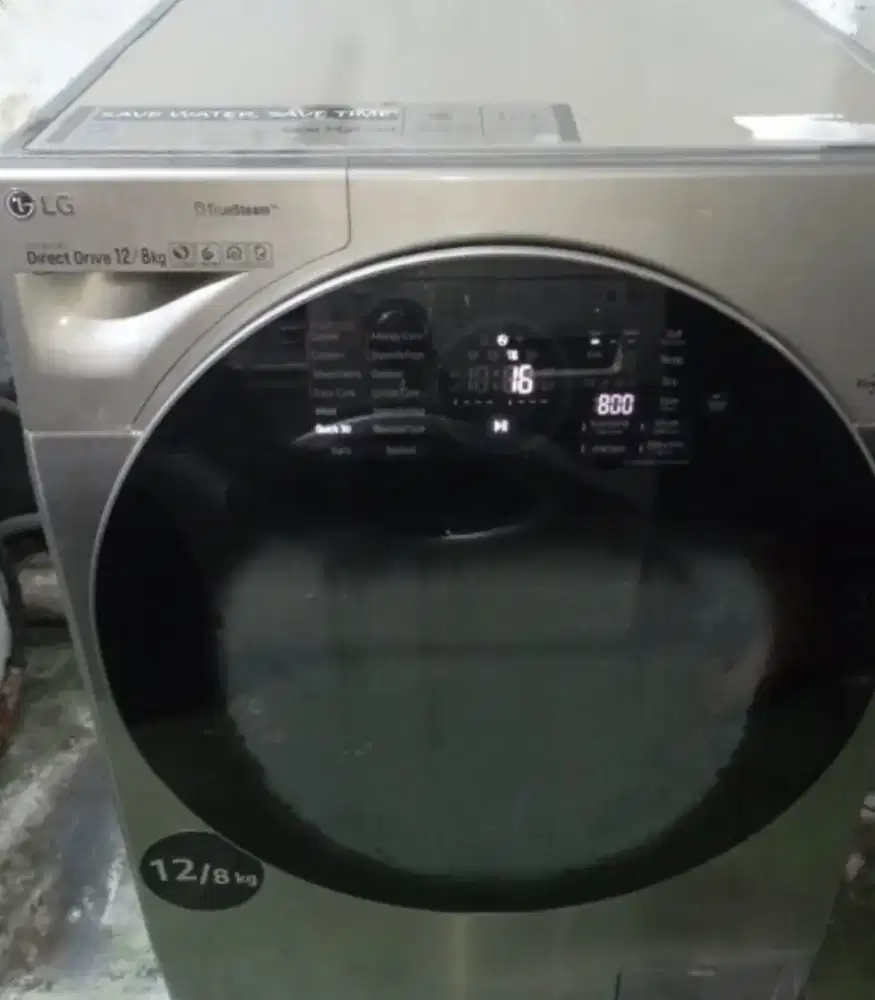 Mesin cuci merk LG kap 12 kg