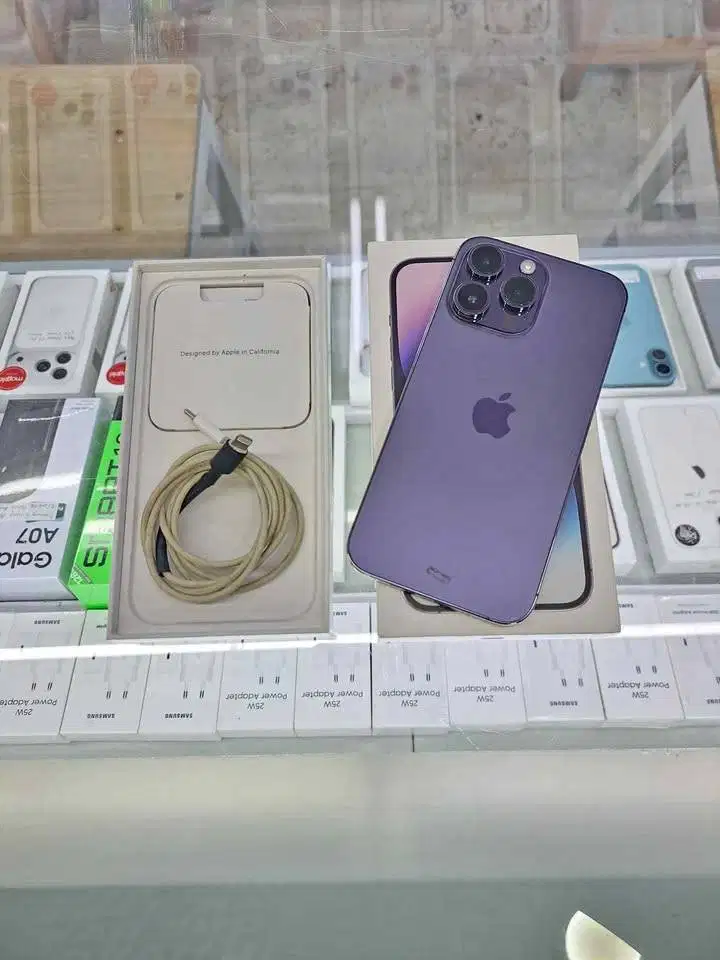 Second IPhone 14 Pro Max 128GB Deep Purple Ex IBOX Mulus Fullset