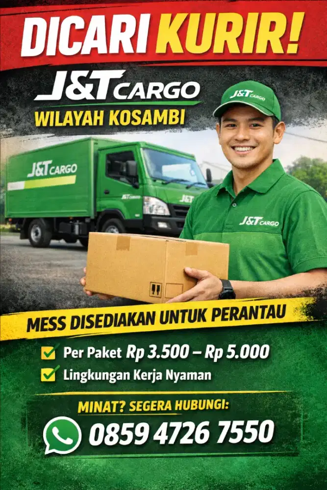 Kurir mobil jnt cargo