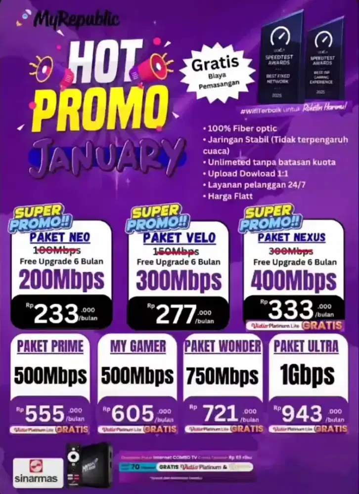 Pasar Minggu Jaksel Promo internet MyRepublic wifi MyRepublic