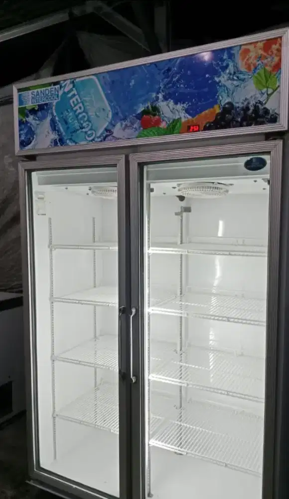 pendingin minuman/ showcase 2 pintu