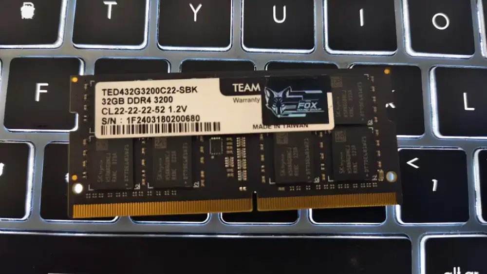 RAM Laptop Sodimm DDR4 32GB 3200MHz – Team Elite