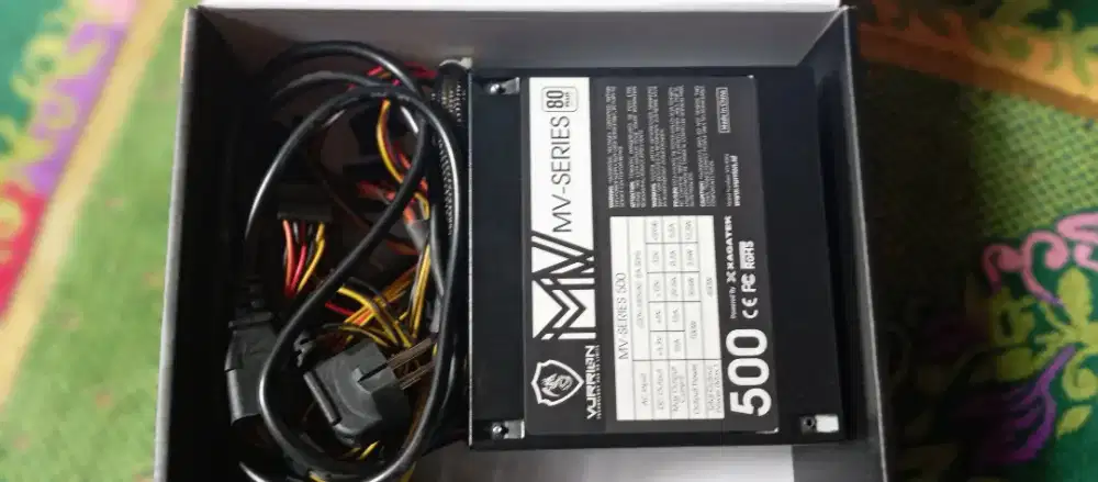 PSU vurrion Mv-series 500w 80+ white