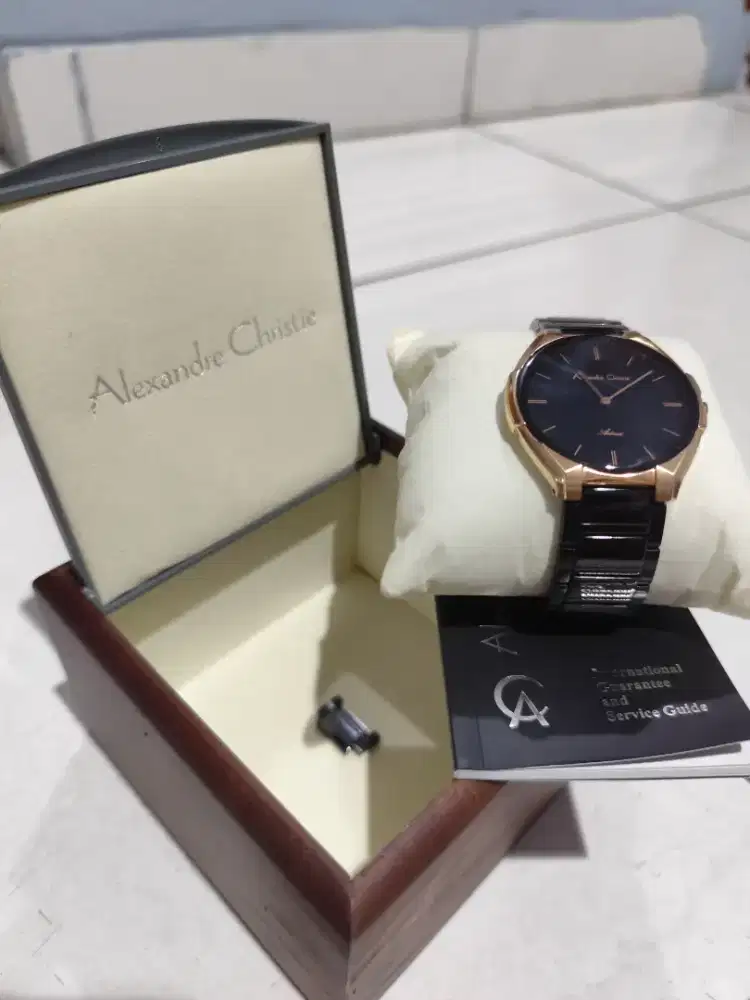 Jam Tangan Alexandre Christie Hitam, Pria