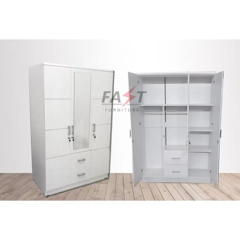 Lemari bekas 3 pintu