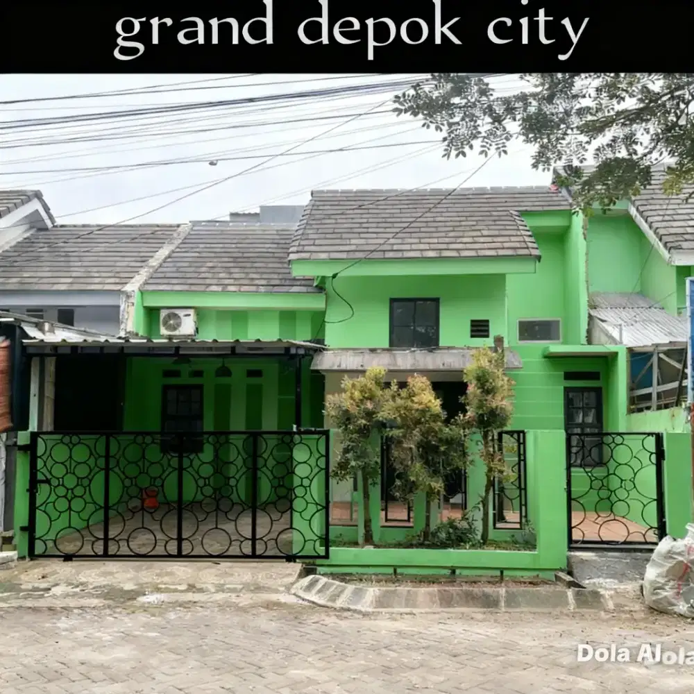 jual 1.175m rmh lt116m 1lantai anggrek 2 grand depok city