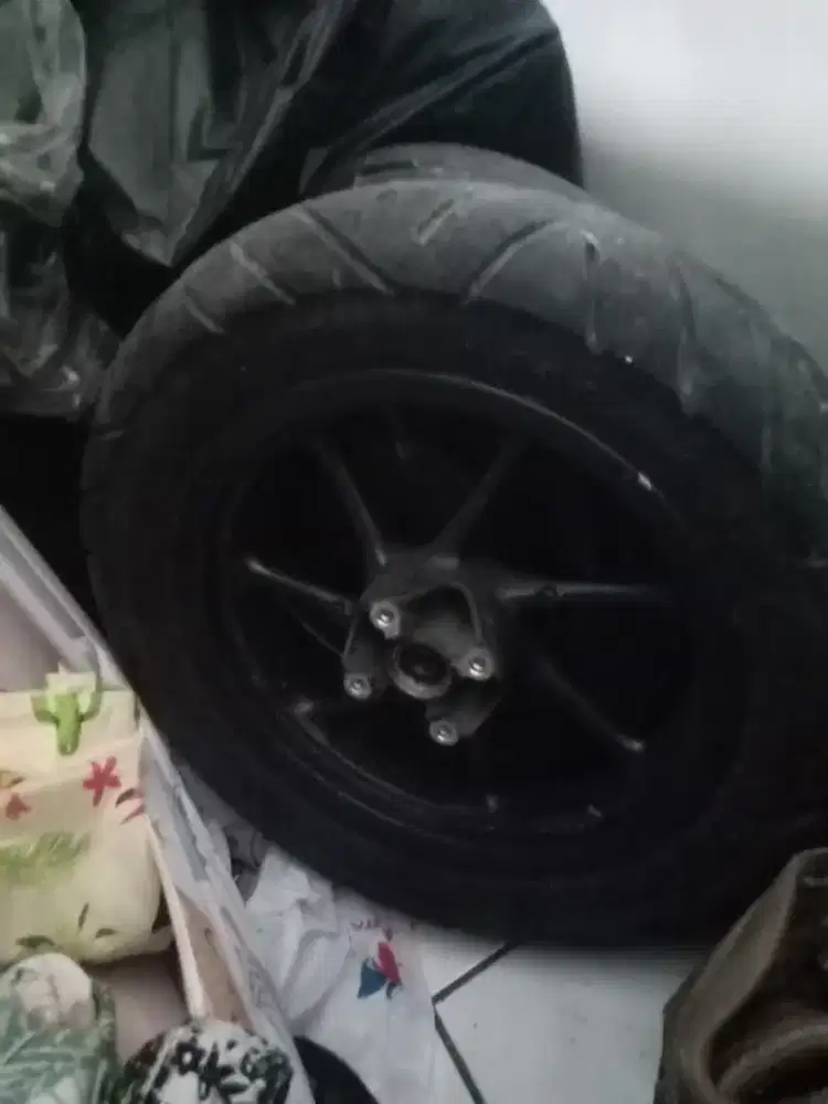 velg+ban, shock depan sama shock belakang orian semua