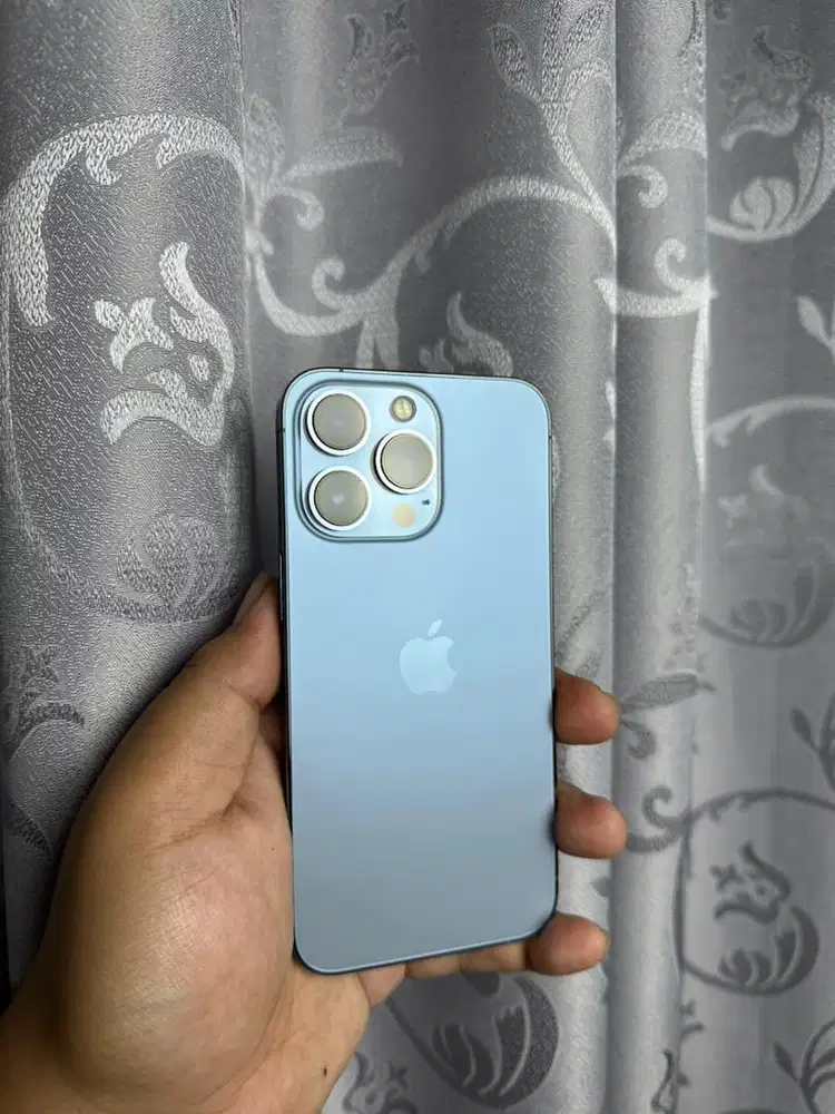 IPHONE 13 PRO IBOX 128GB BLUE SIERRA FULLSET ORI PERFECT CONDITION
