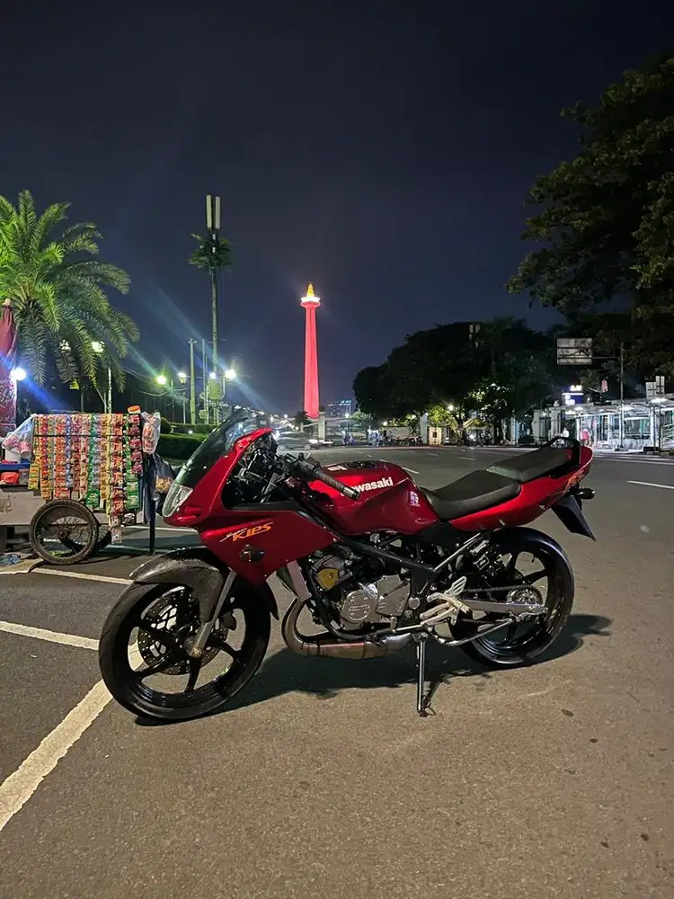 Kawasaki ninja rr 2008 maroon lengkap pajak on