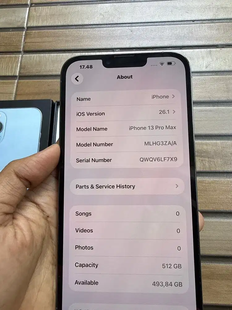 Iphone 13 promax 512 gb dual sim