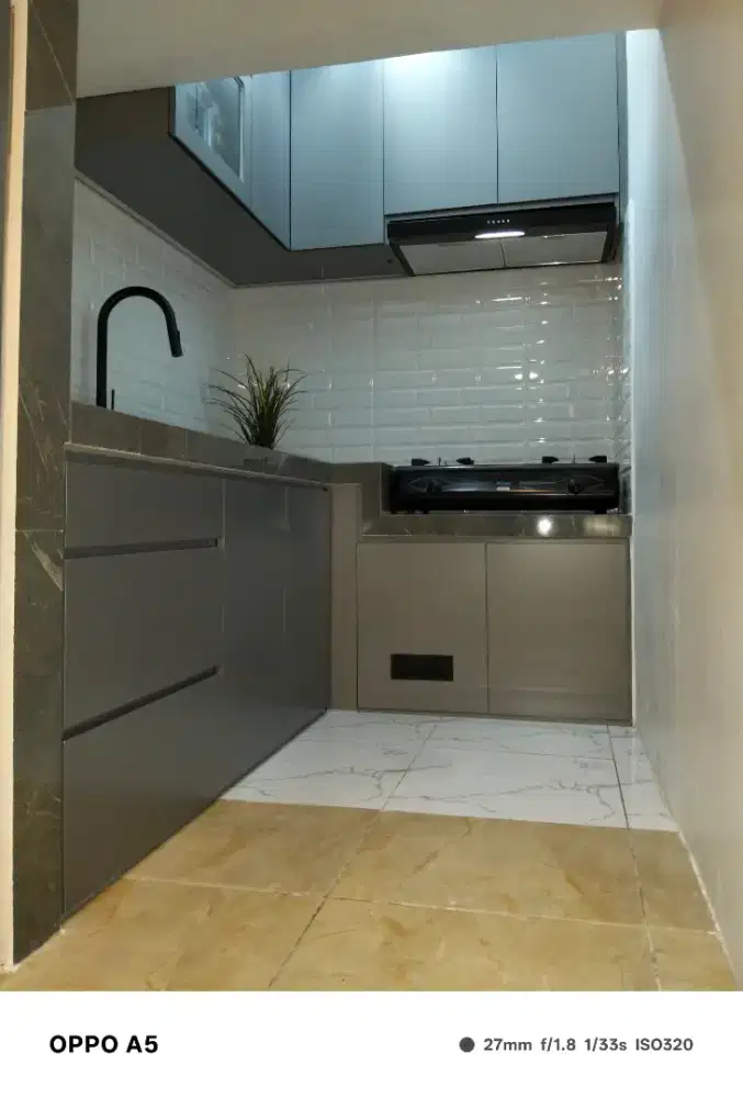 Kitchen set aluminium acp double layer anti rayap tahan lembab