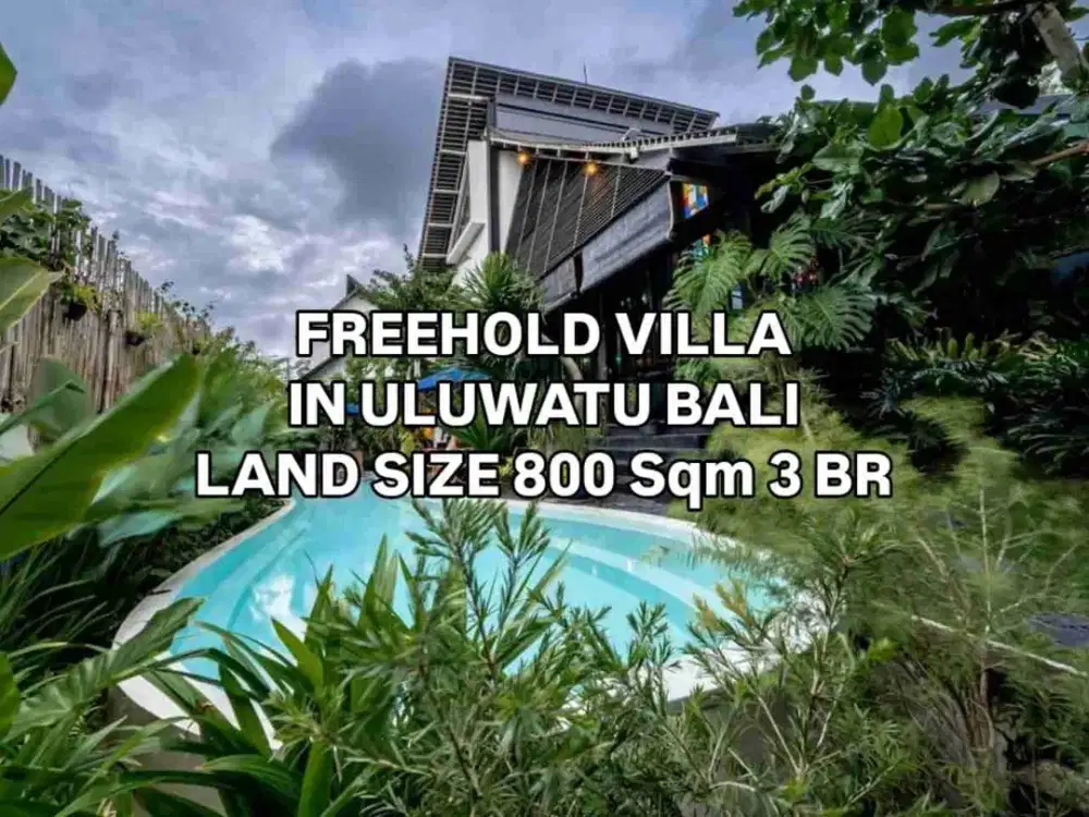 Villa dengan desain Prancis di Pecatu Uluwatu Badung Bali