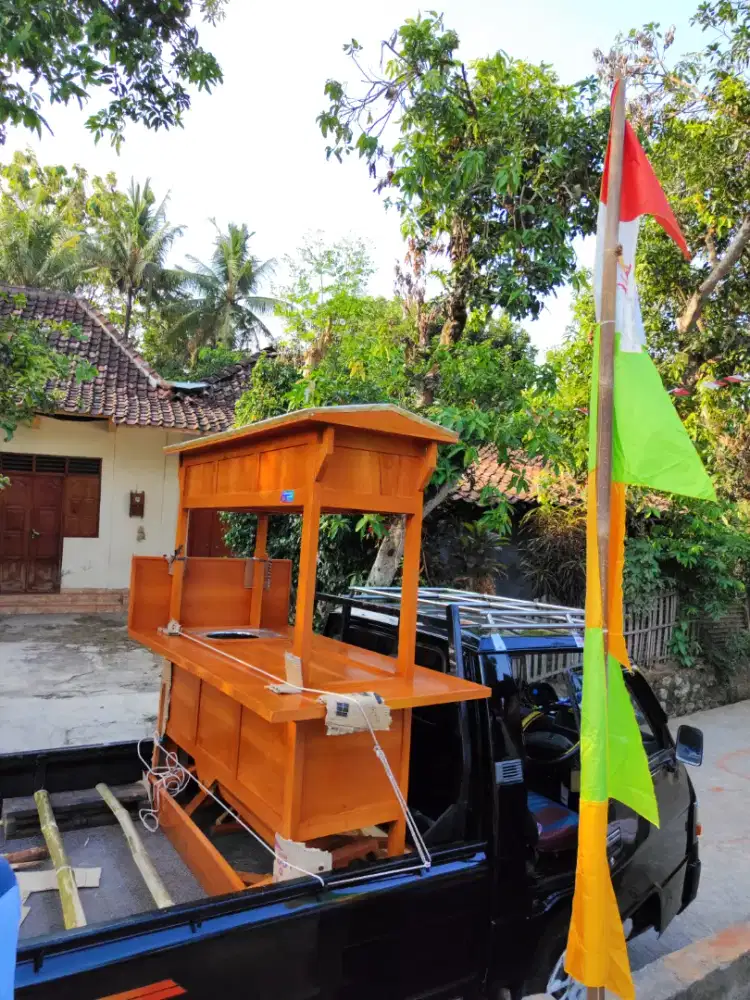 Sedia Gerobak Angkringan, Bakso Mie Ayam, Bubur, Sate, Soto, Pecel dll