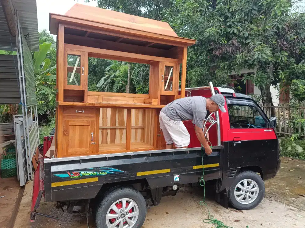 Sedia Gerobak Angkringan, Bakso Mie Ayam, Bubur, Sate, Soto, Pecel dll