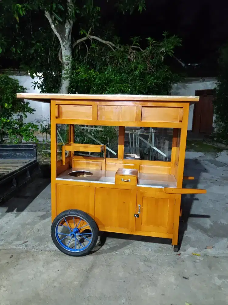 Sedia Gerobak Angkringan, Bakso Mie Ayam, Bubur, Sate, Soto, Pecel dll