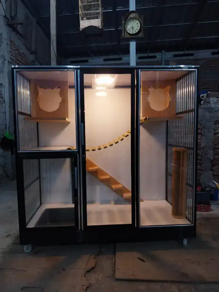 Jual kandang kucing aluminium