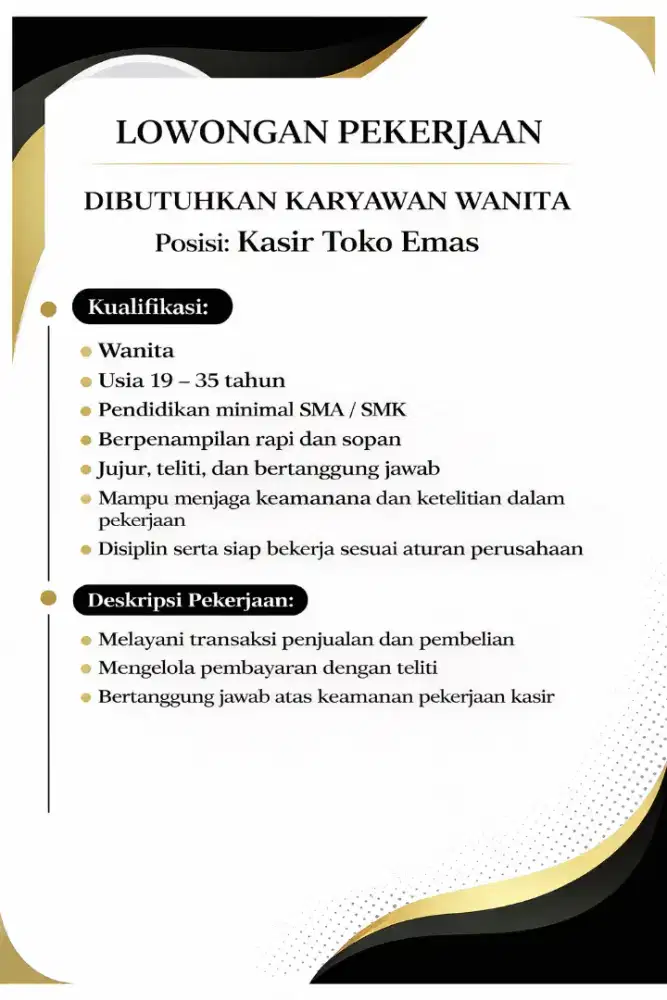 Loker lowongan pekerjaan