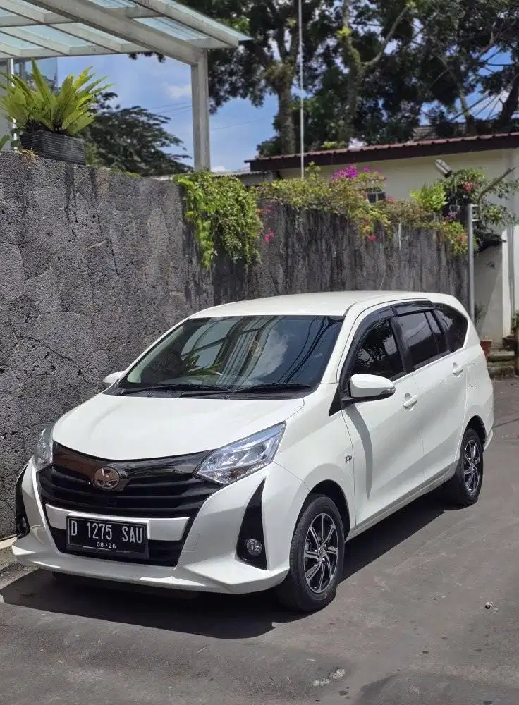 Dp9jt! Toyota Calya Sigra 1.2 G AT Facelift 2021 Matic Putih bandung