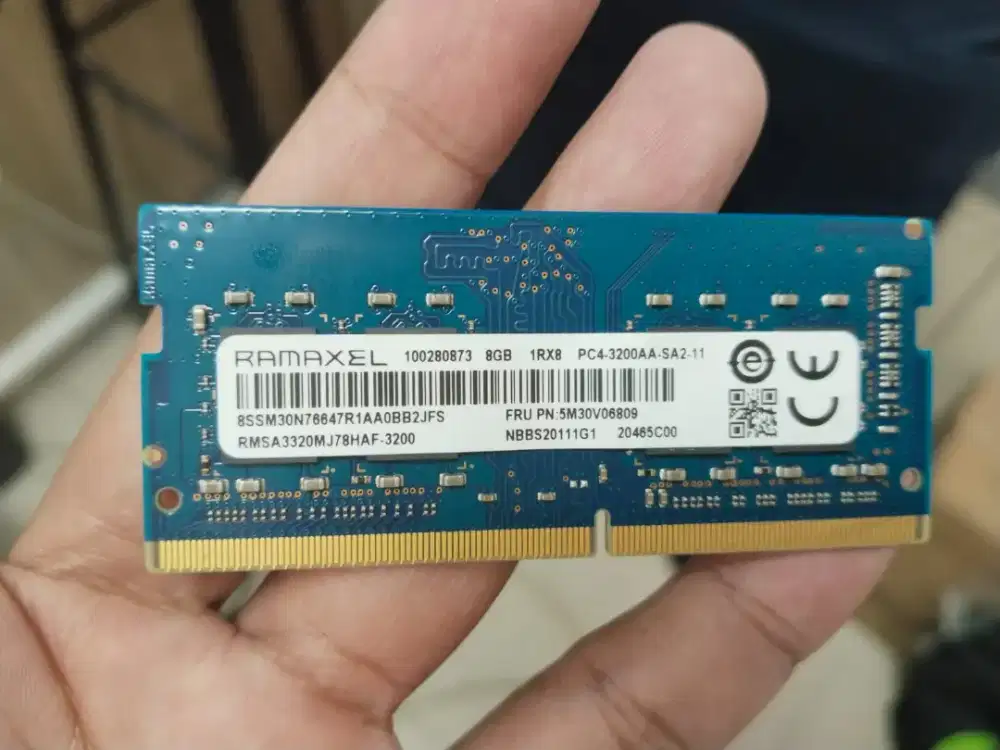 Dijual ram LAPTOP/SODIM 8GB DDR4 PC 3200 ex cabutan laptop Asus TUF