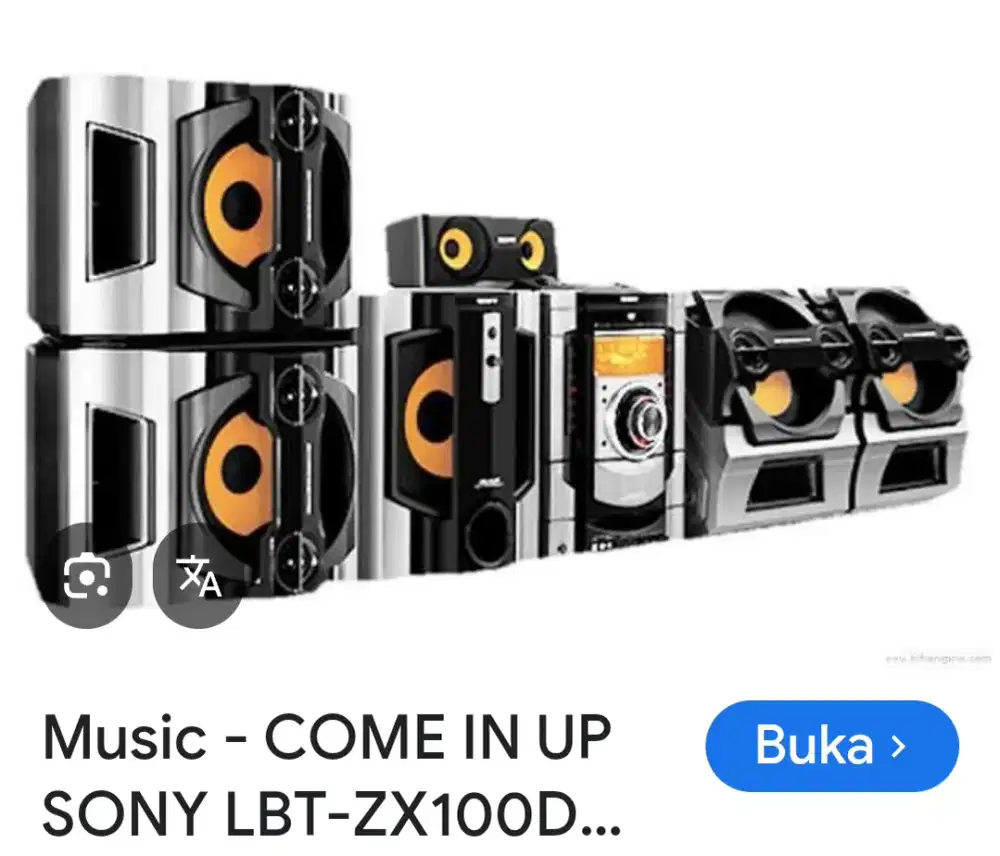Dicari SONY lama type LBT ZX100D atau SONY ZUX999