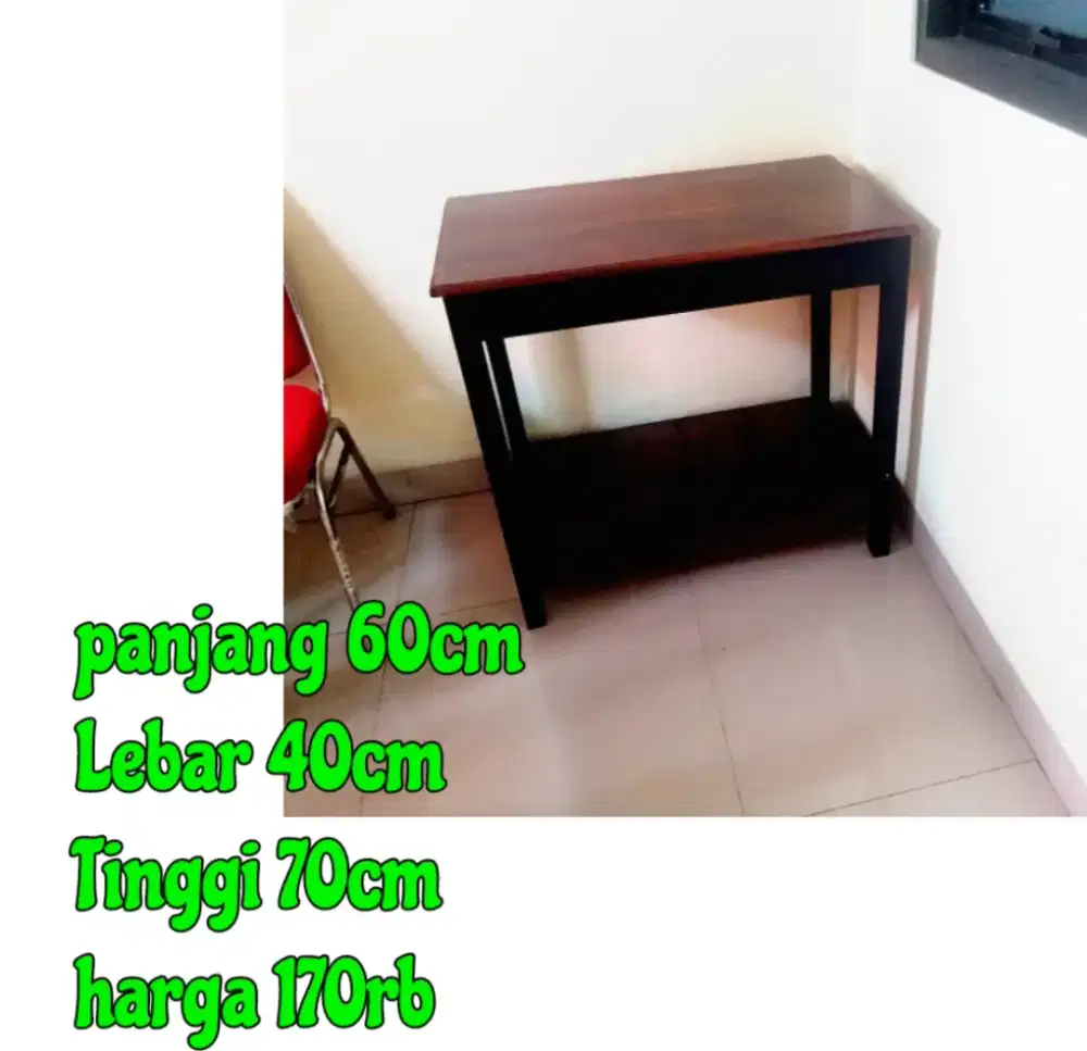 Meja dispenser galon, meja rqk aquarium aquascafe, meja  teras