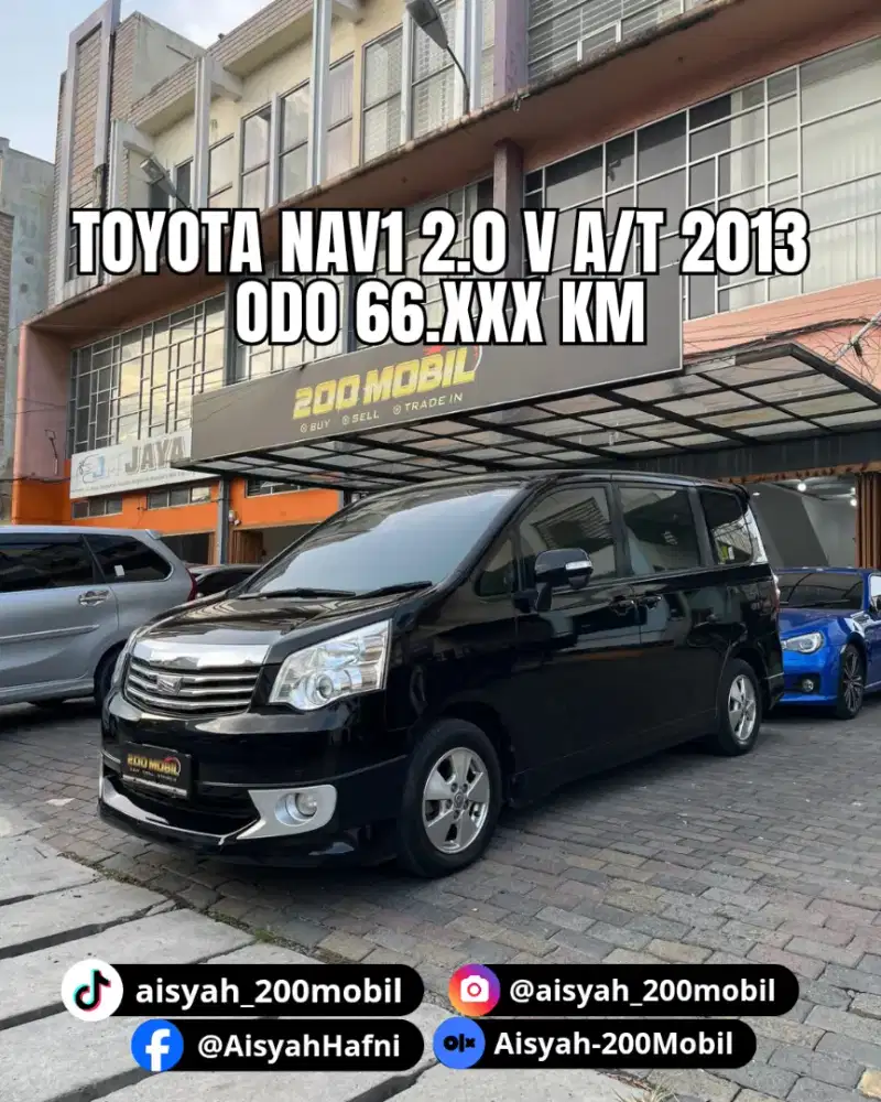 Toyota Nav1 2.0 V A/T 2013 Bensin