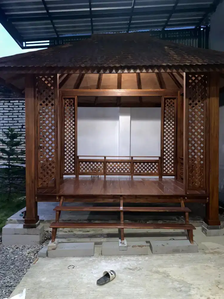 Gazebo jati 3mx2m