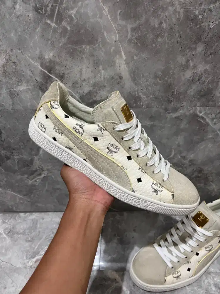 Sepatu Puma x MCM Original Italy Sneakers Casual bekas not gucci bally