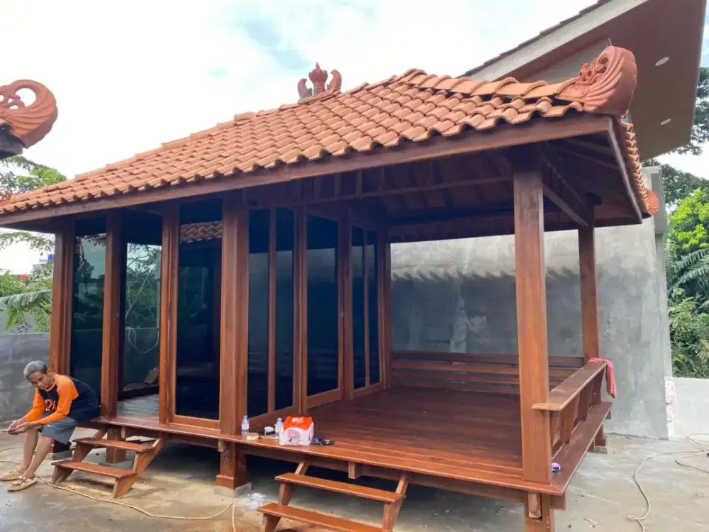 Rumah kayu jati 3mx5m