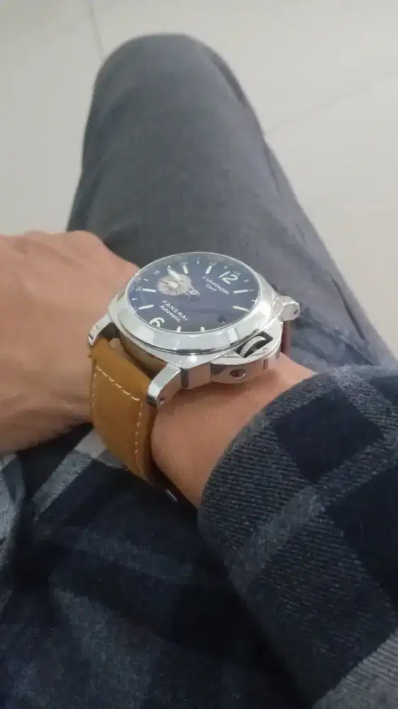 Jam tangan luminor gmt panerai automatic