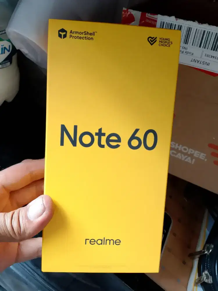 Realme Note 60 4/64 Hitam Fullset Likenew