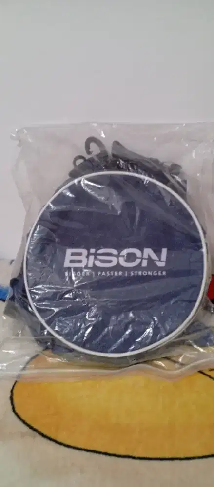 Tas Olahraga / Gym Duffel Bag Bison Biru & Hitam  - Original