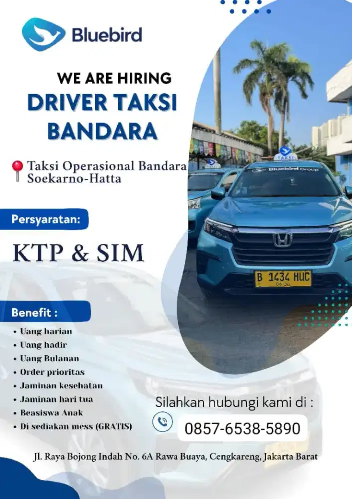 LOWONGAN DRIVER TAKSI KHUSUS BANDARA