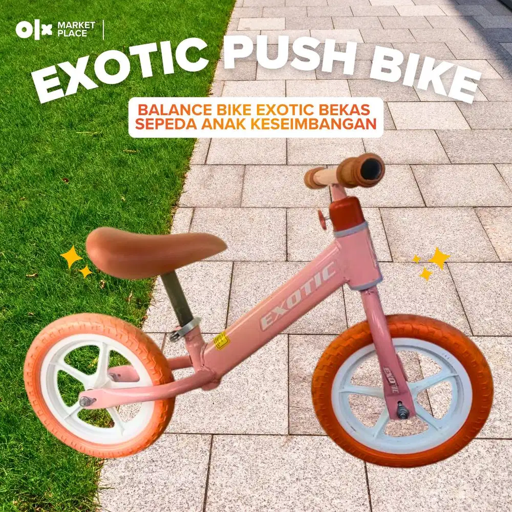 Sepeda Balance Push Bike Exotic Bekas