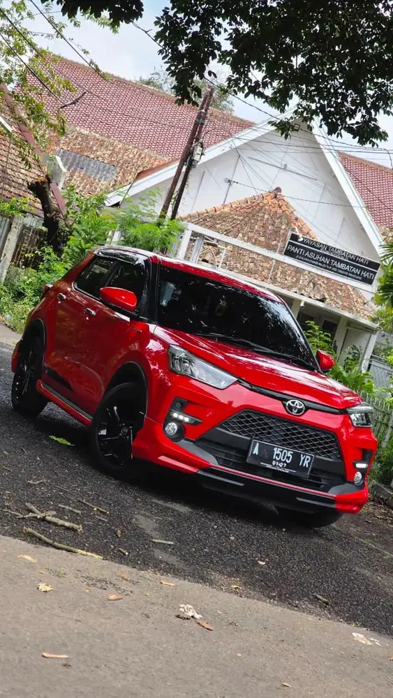 Toyota Raize GR Sport Turbo AT 2021 Bandung Tangerang banten merah