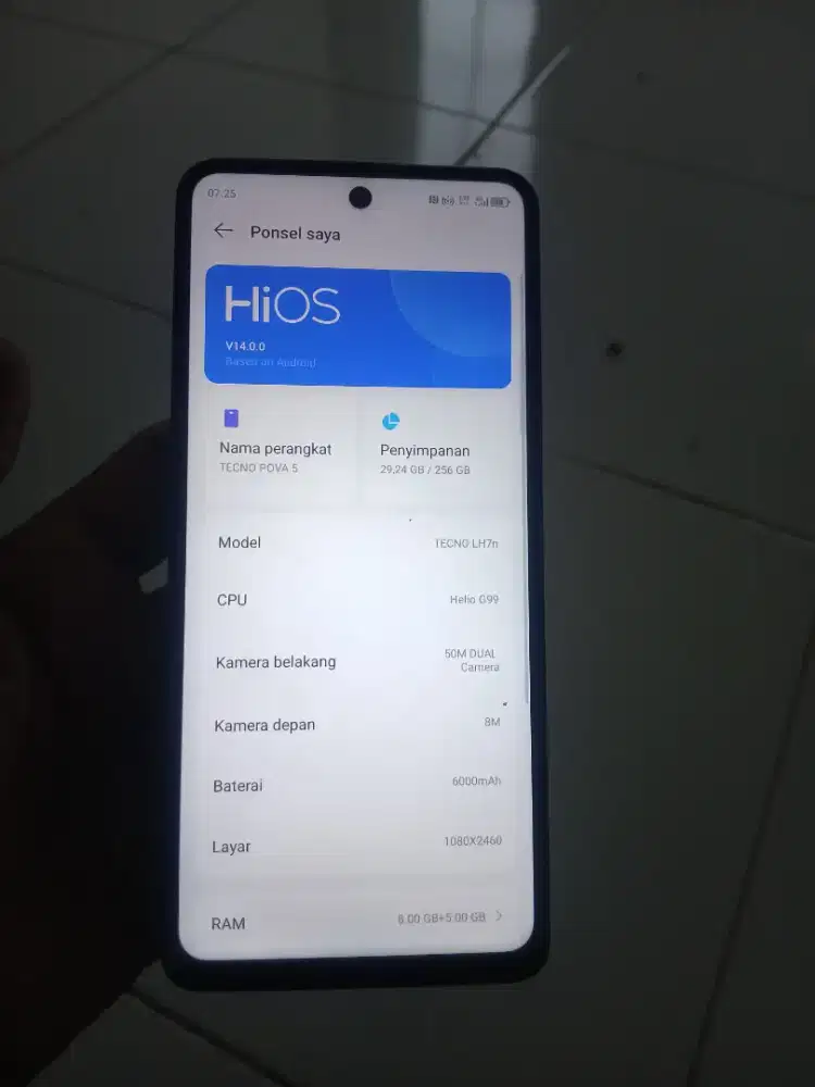 Tecno pova 5 8+8/256