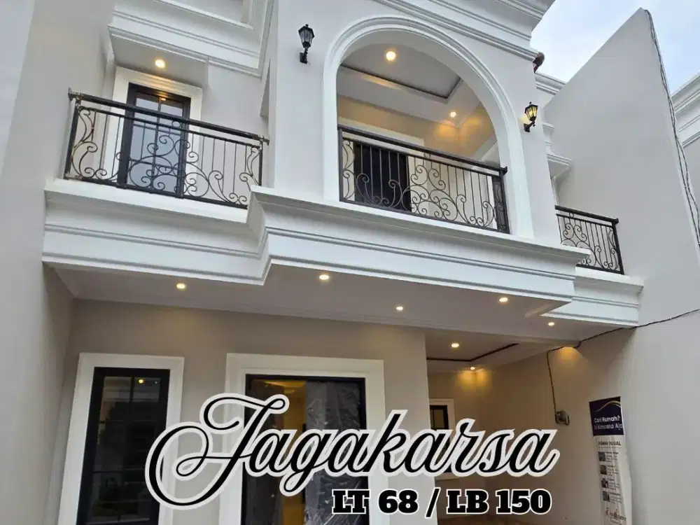 DIJUAL AJA RUMAH MODERN CLASSIC BANYAK BONUSNYA BEBAS BANJIR