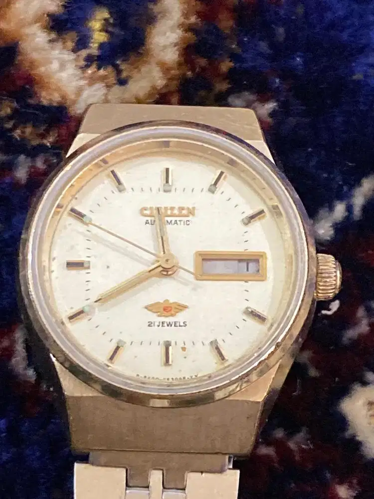 JUAL CEPAT JAM TANGAN CEWE CITIZEN WARN GOLD