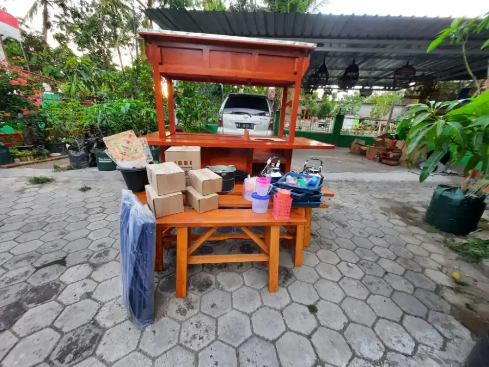 Di Jual Gerobak Angkringan -Siap Jualan#004