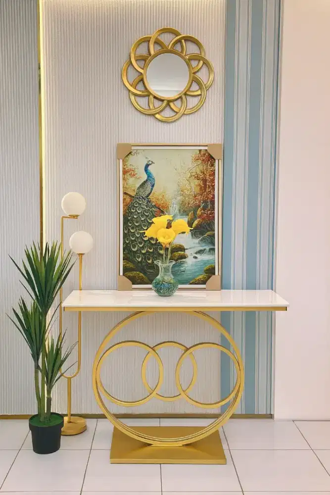 Meja Konsul granite / meja hias granit / meja serbaguna / lemari hias