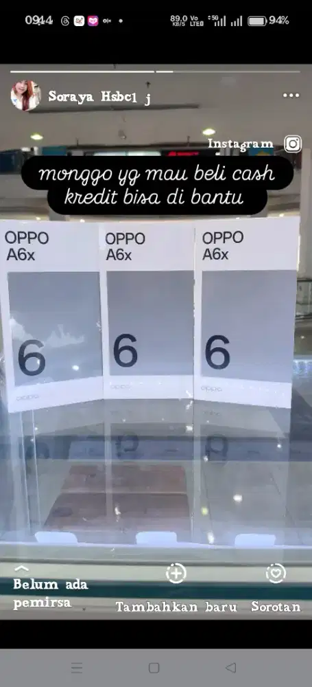 OPPO A6X NEW GARANSI RESMI 4/128