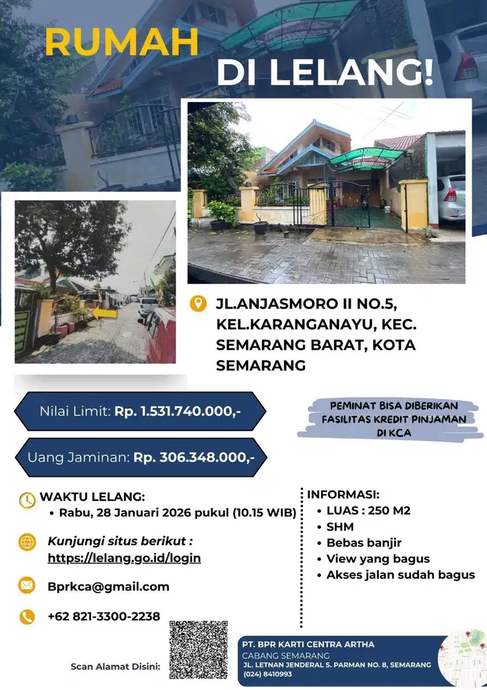 PELUANG EMAS! Rumah Terawat & Strategis di Pusat Kota Semarang